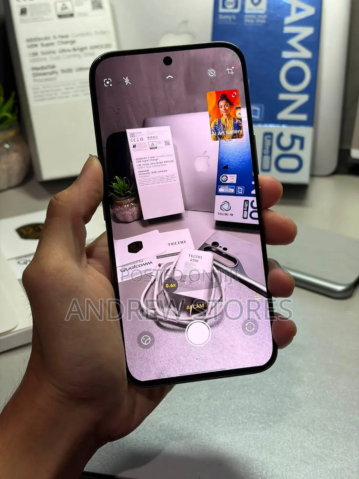 New Tecno Camon 50 Ultra 256 GB Silver