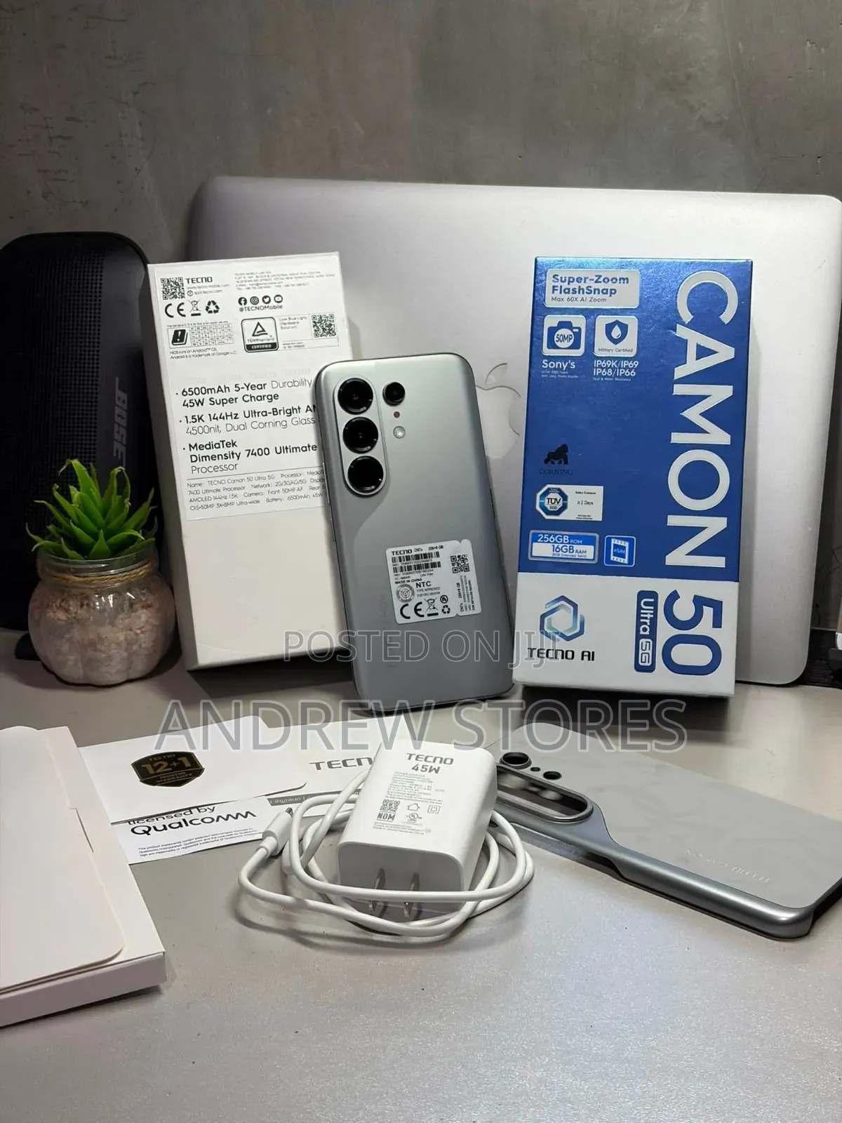 New Tecno Camon 50 Ultra 512 GB Silver