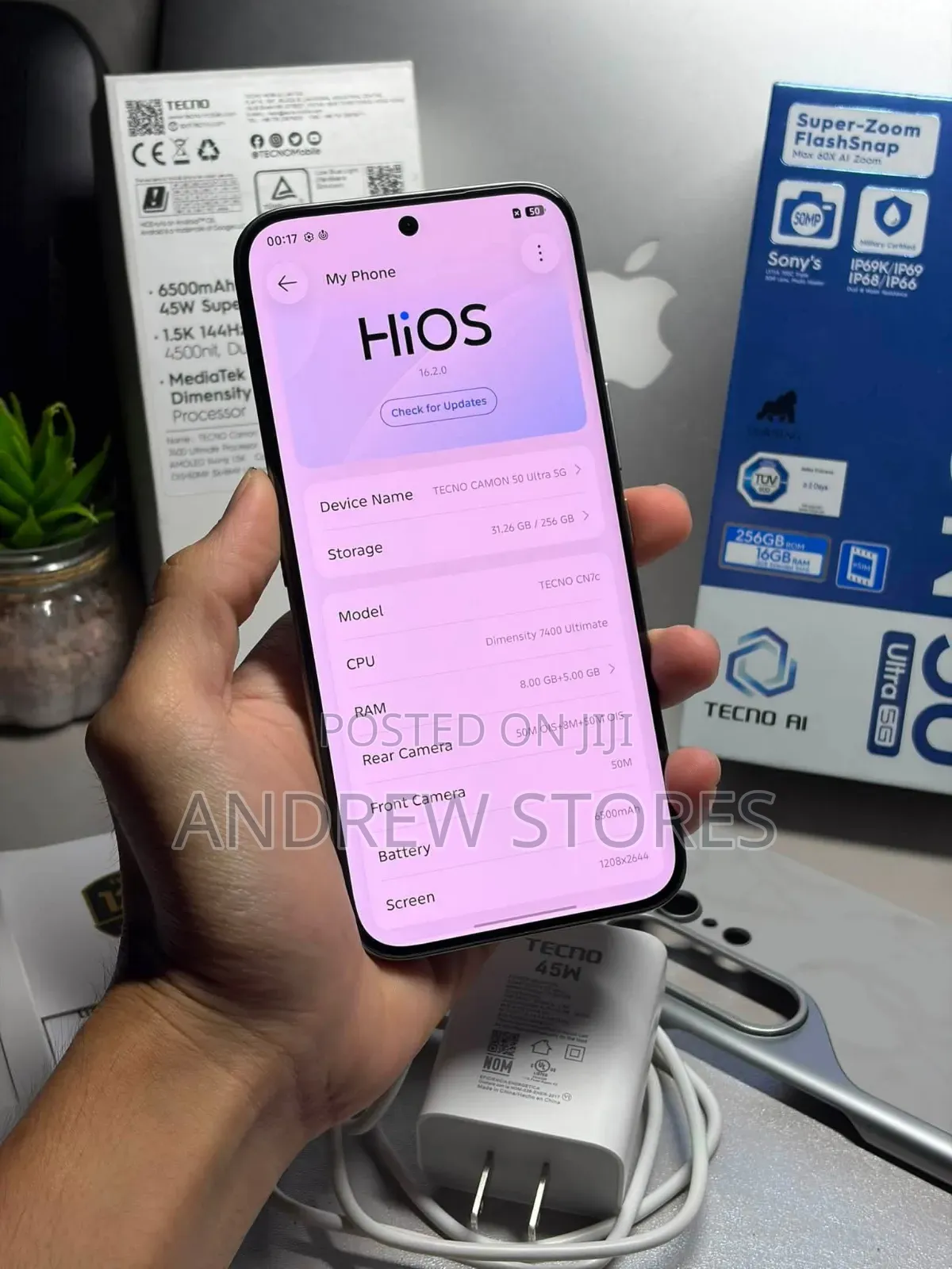 New Tecno Camon 50 Ultra 512 GB Silver