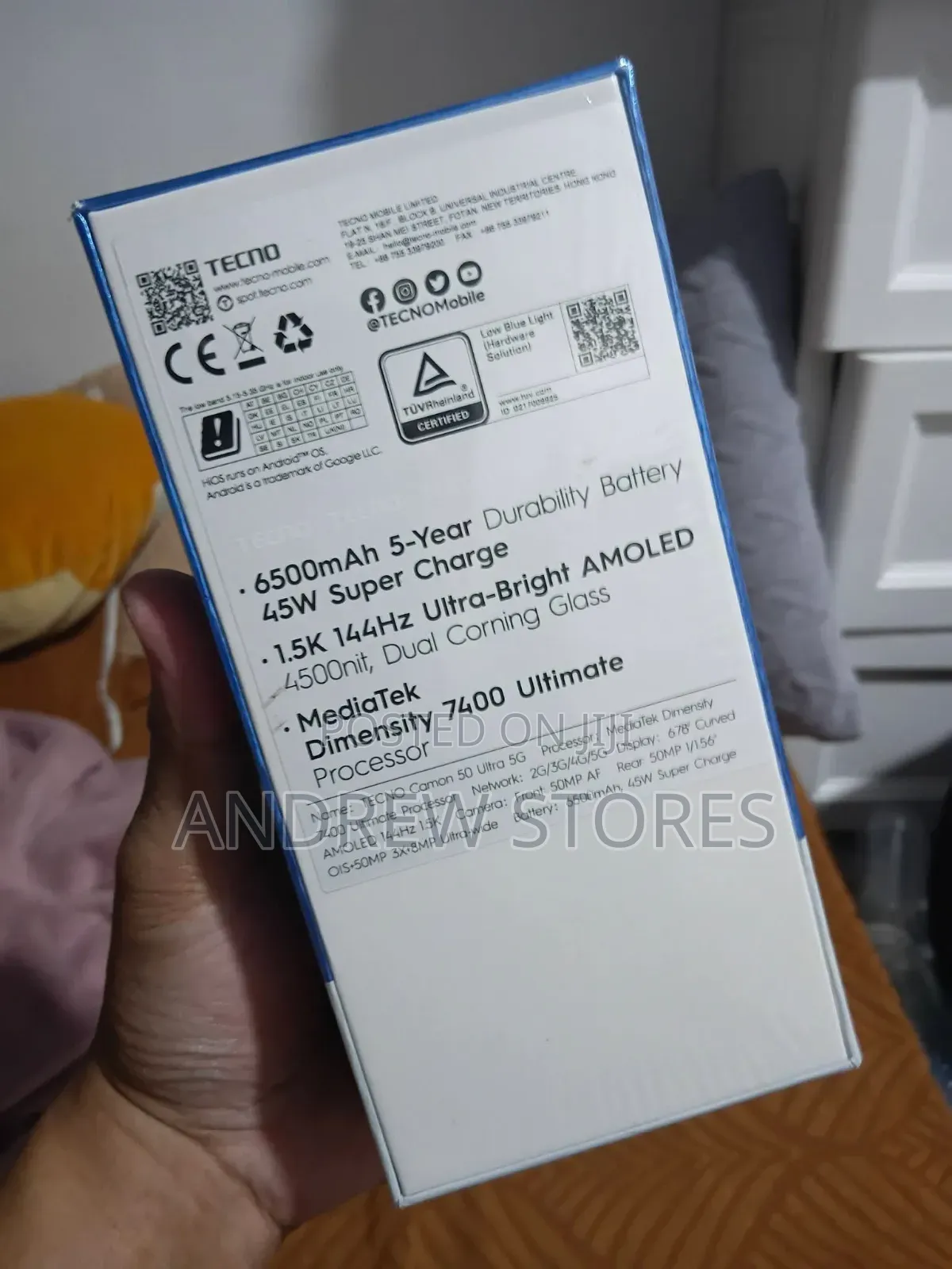 New Tecno Camon 50 Ultra 512 GB Gray