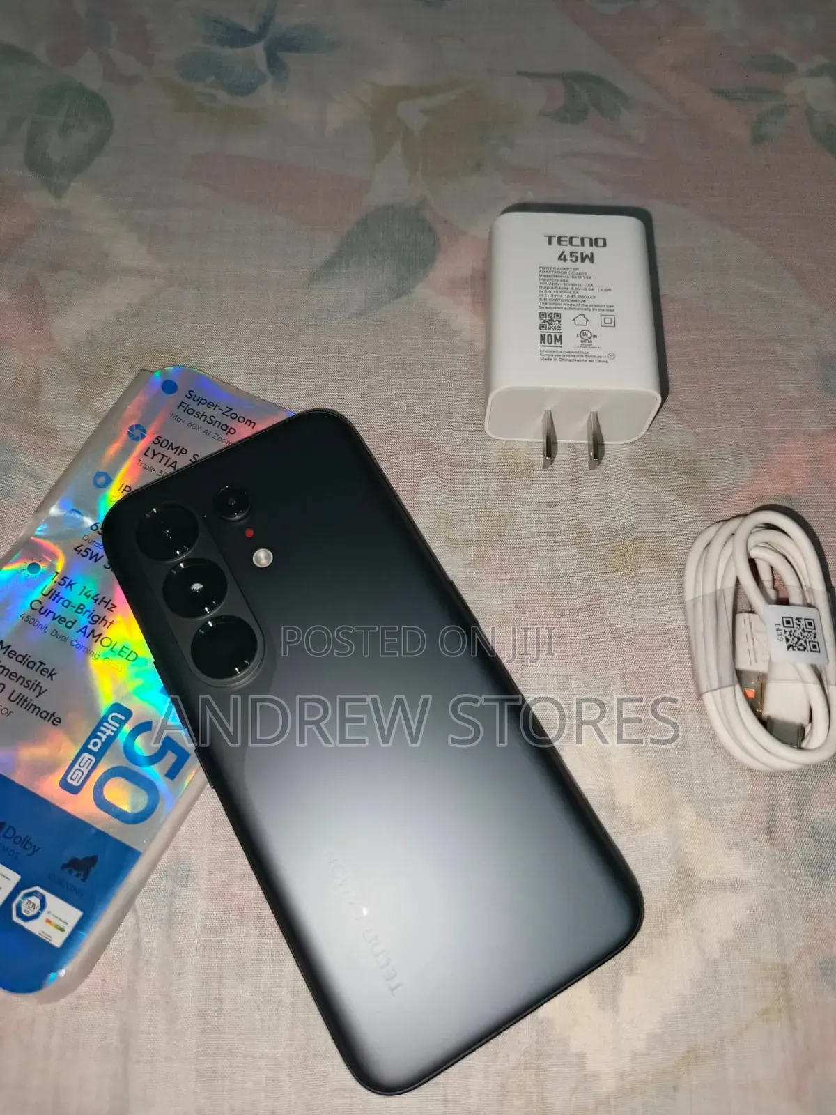 New Tecno Camon 50 Ultra 512 GB Black