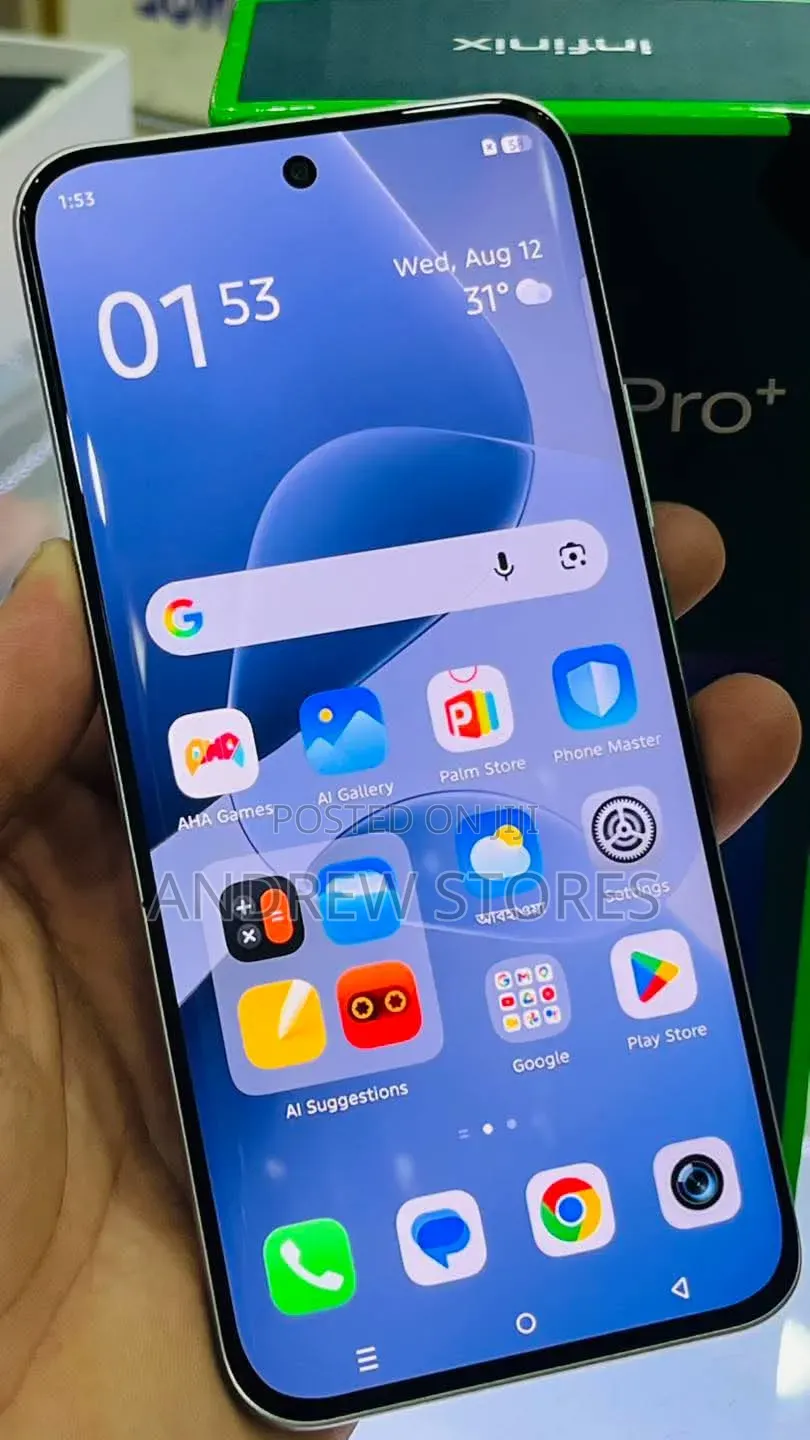 New Infinix Hot 60 Pro+ 256 GB Silver