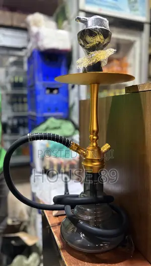 Gold Modern Shisha Pot