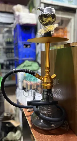 Gold Modern Shisha Pot