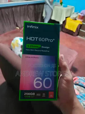 New Infinix Hot 60 Pro+ 256 GB Black