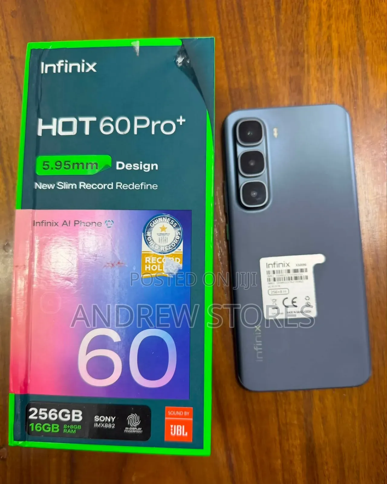 New Infinix Hot 60 Pro+ 256 GB Black