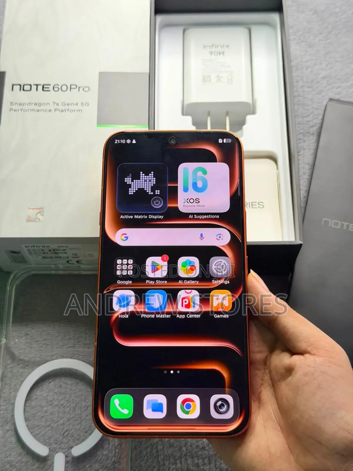 New Infinix Note 60 Pro 256 GB Orange