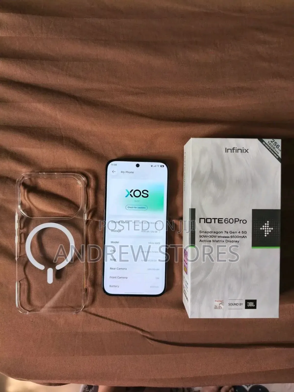 New Infinix Note 60 Pro 256 GB Black