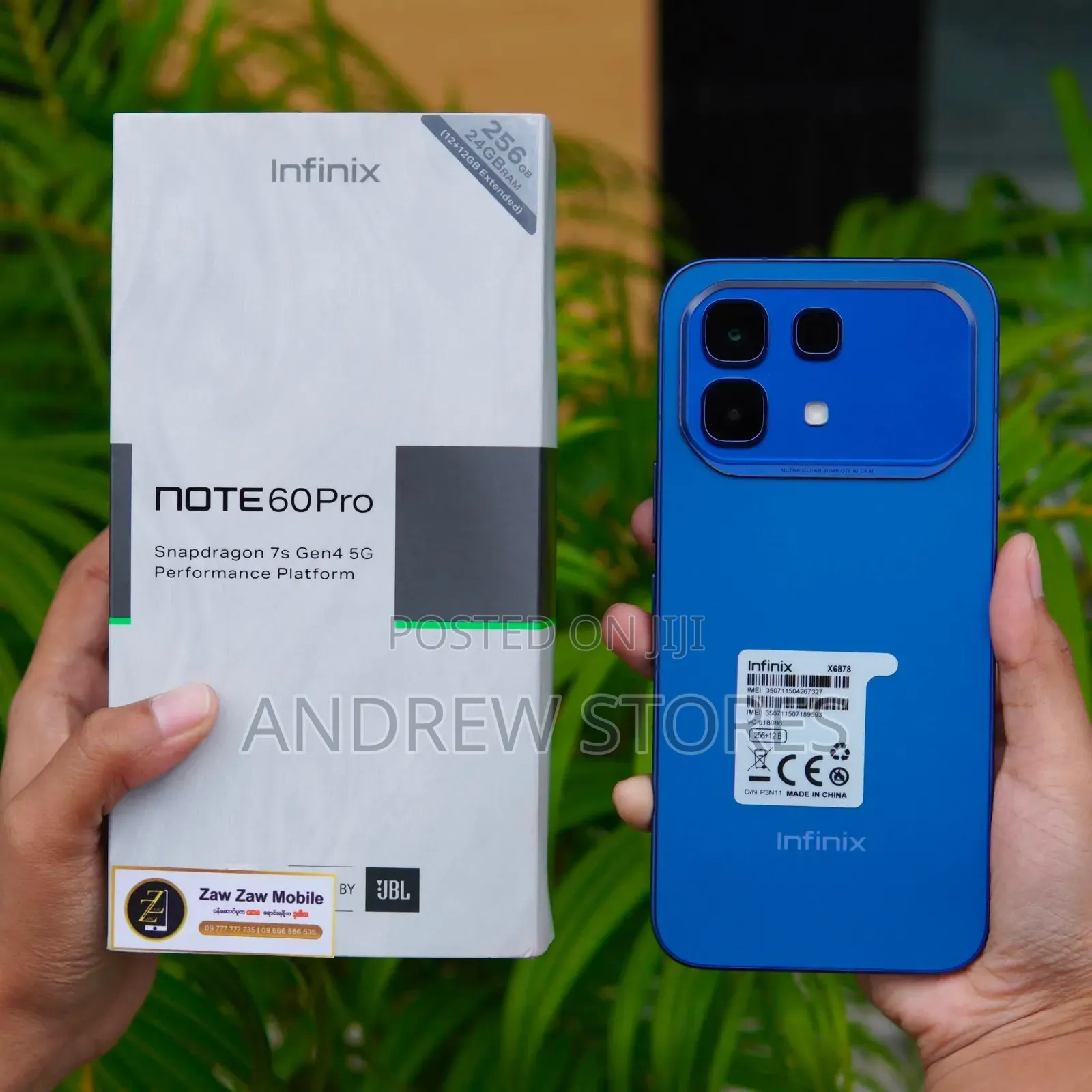 New Infinix Note 60 Pro 256 GB Blue
