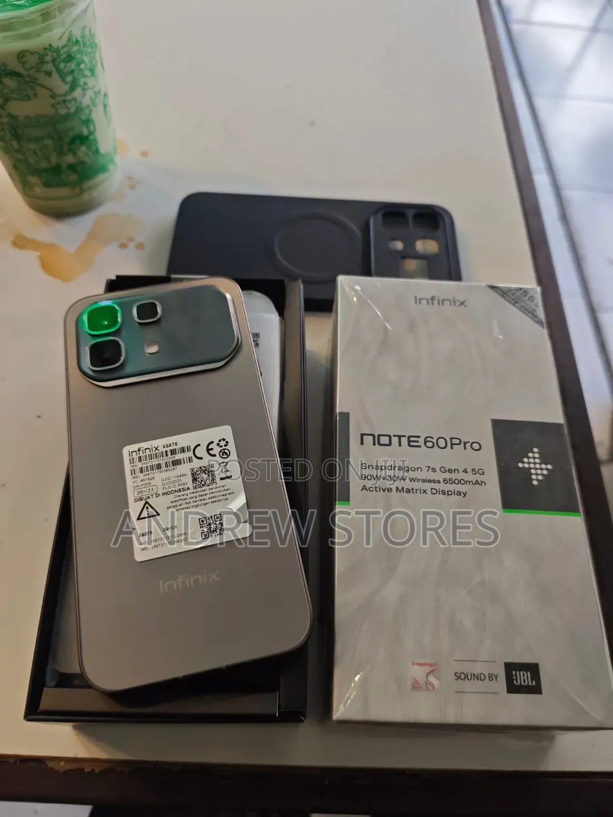 New Infinix Note 60 Pro 256 GB Graphite