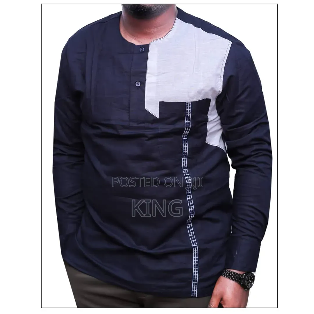 Kitengi Vibes.Linen Comfort.Kitengi Shirt