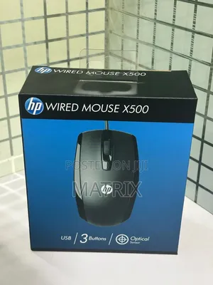 Optical Wired USB Mouse HP X500