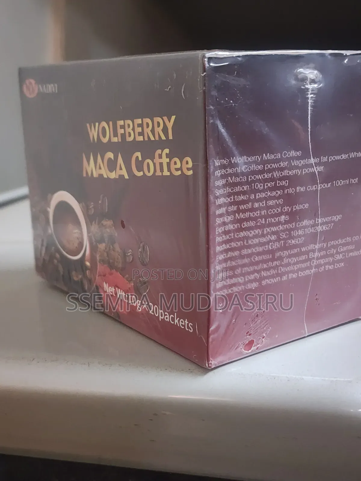 Wolf Berry Maca Coffee,20 Packets Dietry Supplement