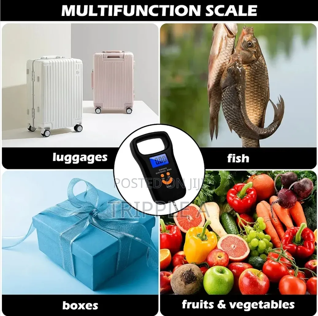 50kg LCD Electronic Digital Scale Pocket Luggage Scale