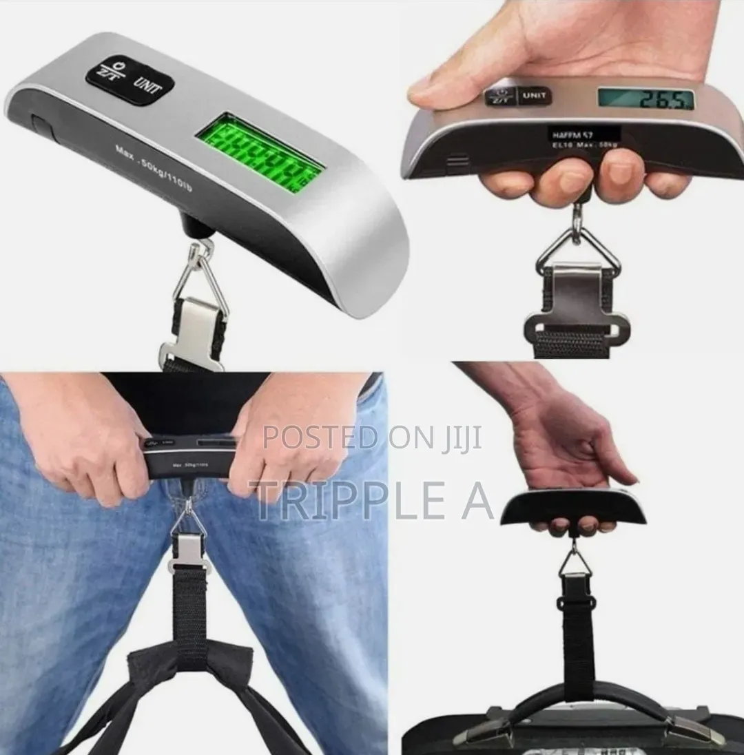 Digital Travel Luggage Scale, Max Weight 50kg