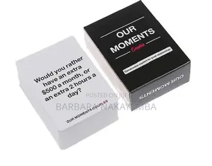 Our Moments Couples Edition Playing Cards