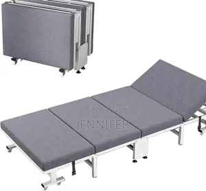 Portable Foldable Bed With 6-Position Backrest