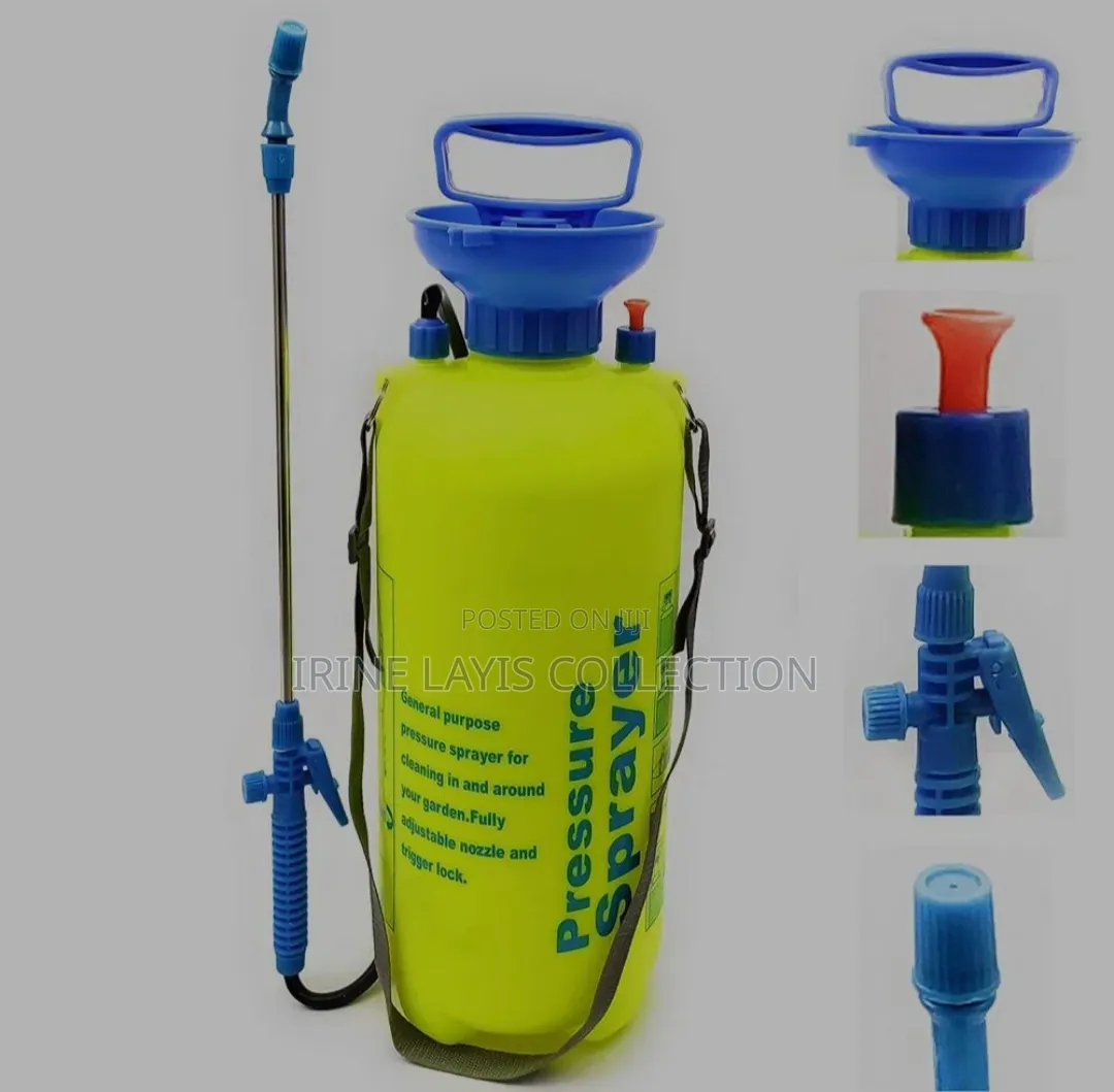 10-Liter Manual Hand-Compression Pressure Sprayer .