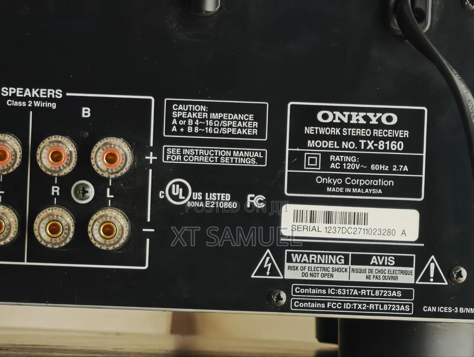 Onkyo TX-8160 Network Streaming Stereo Amplifier