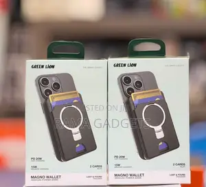 Green Lion Magno Wallet 5000mAh Power Bank Is a 2-in-1 MagSafe