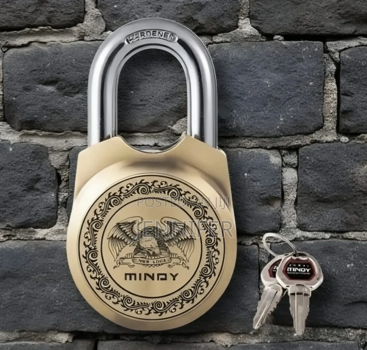 Mindy Hardware High-Grade Round Padlock
