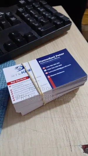 Company Business Cards Single Sided