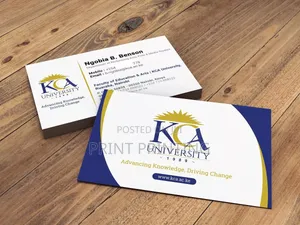 Company Business Cards Single Sided