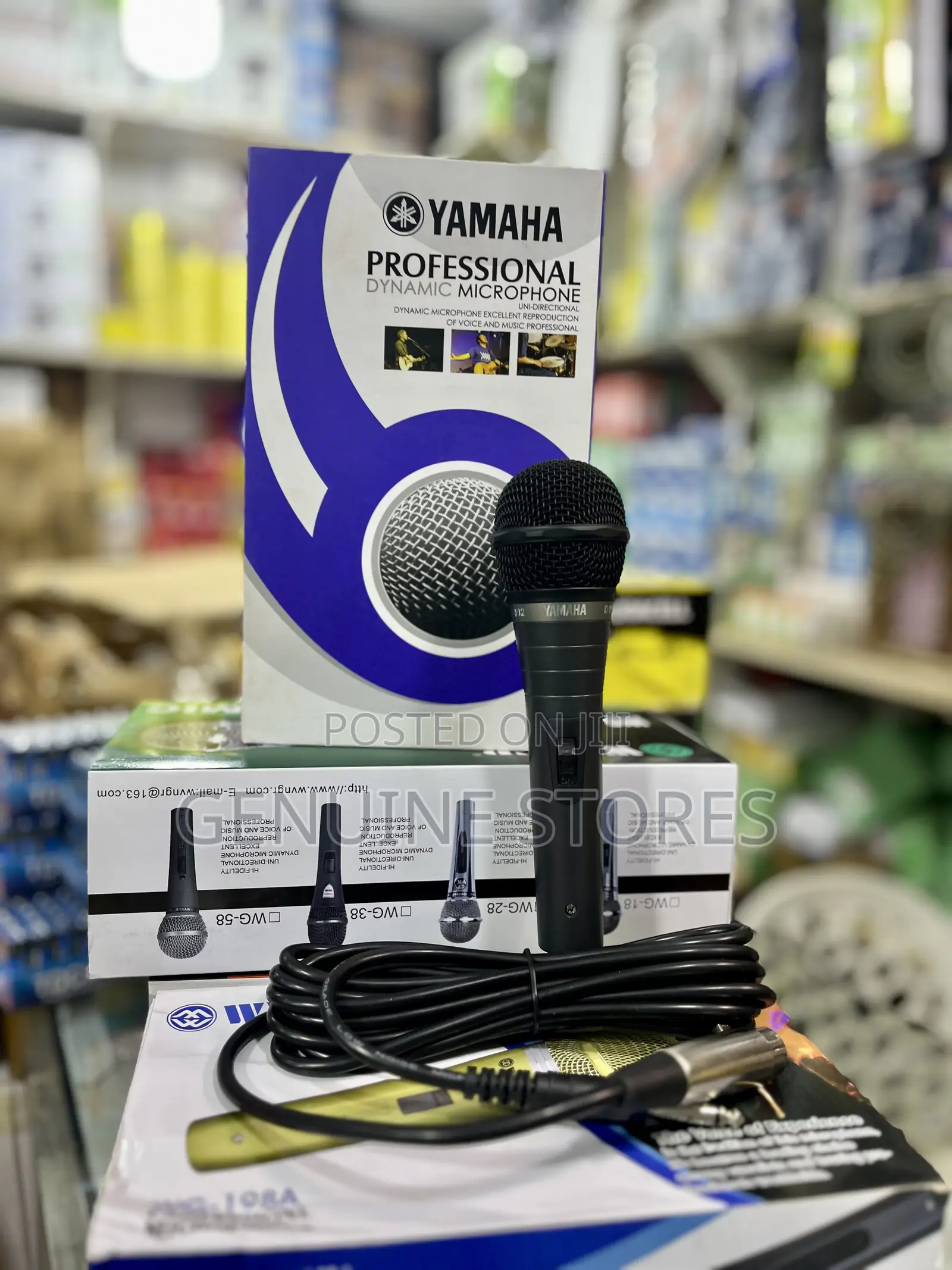 Yamaha Microphone With Wire.