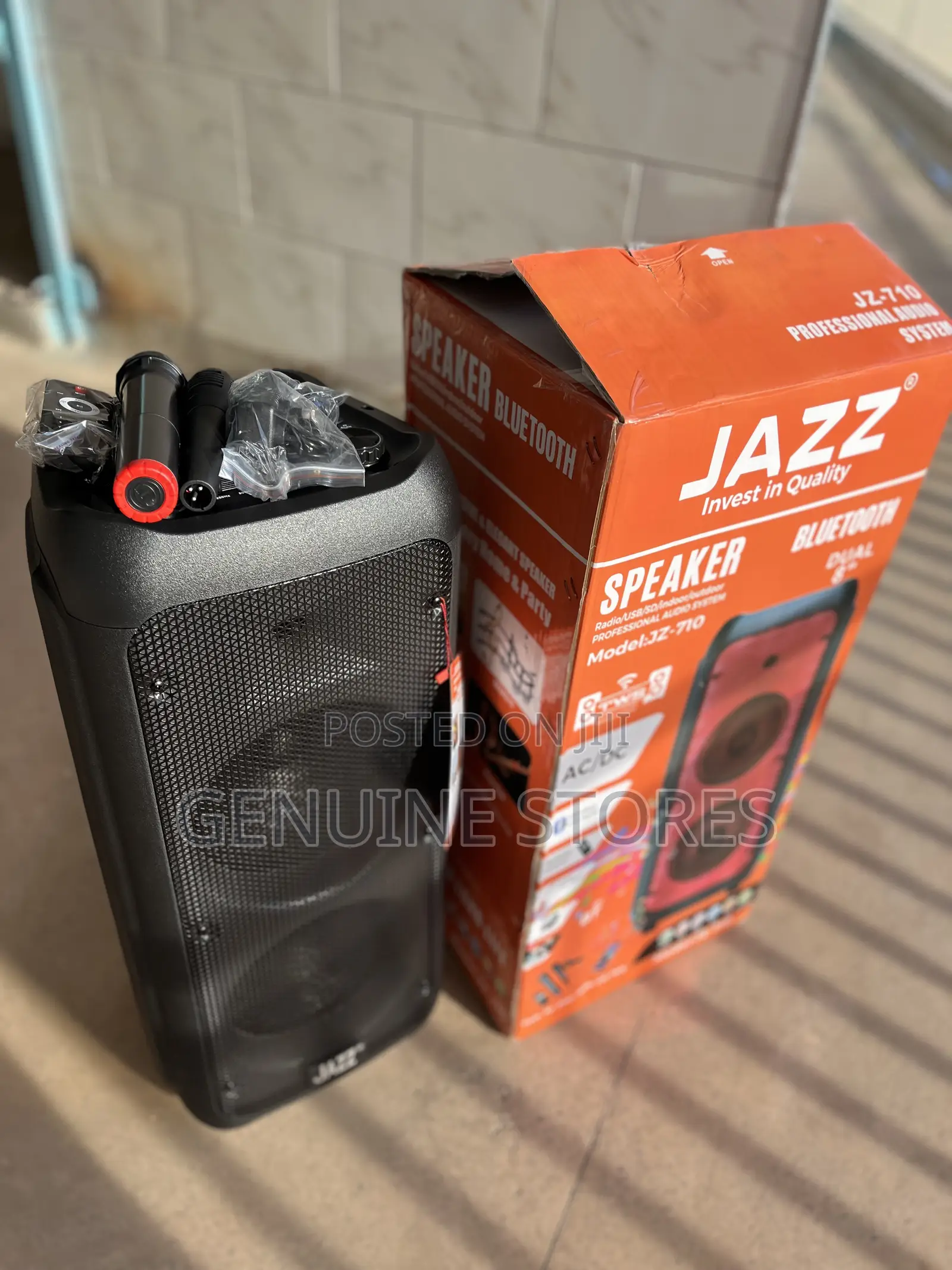 Jazz Portable Rechargeable Speaker 8”