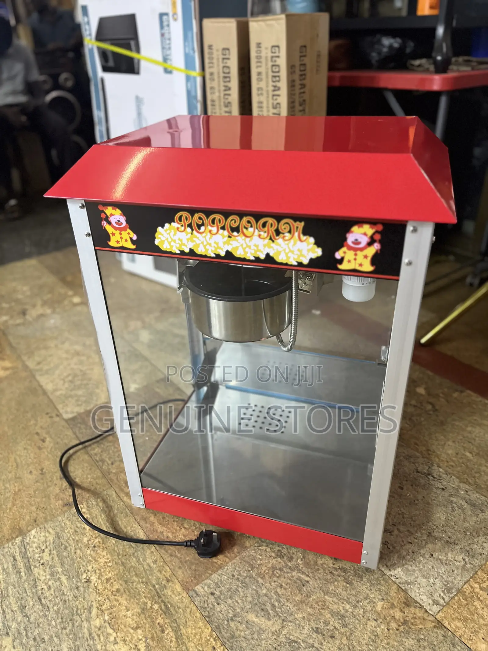 Electric Popcorn Machine.