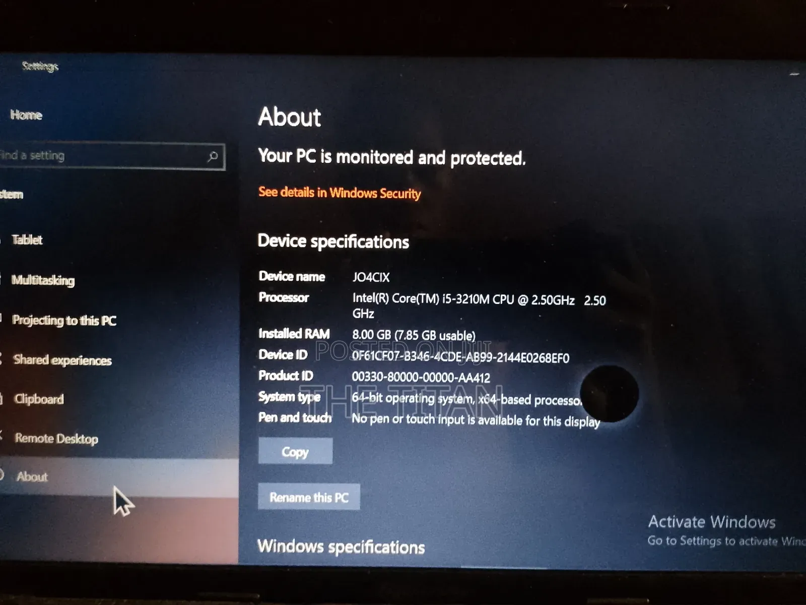 Laptop Lenovo G580 8GB Intel Core i5 SSD 160GB