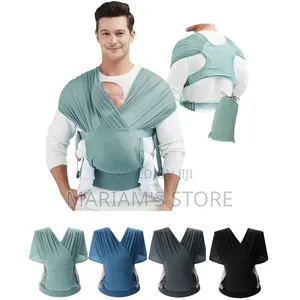 Baby Wrap Carrier With a Supportive Waist Belt,adjustable Side Buckle