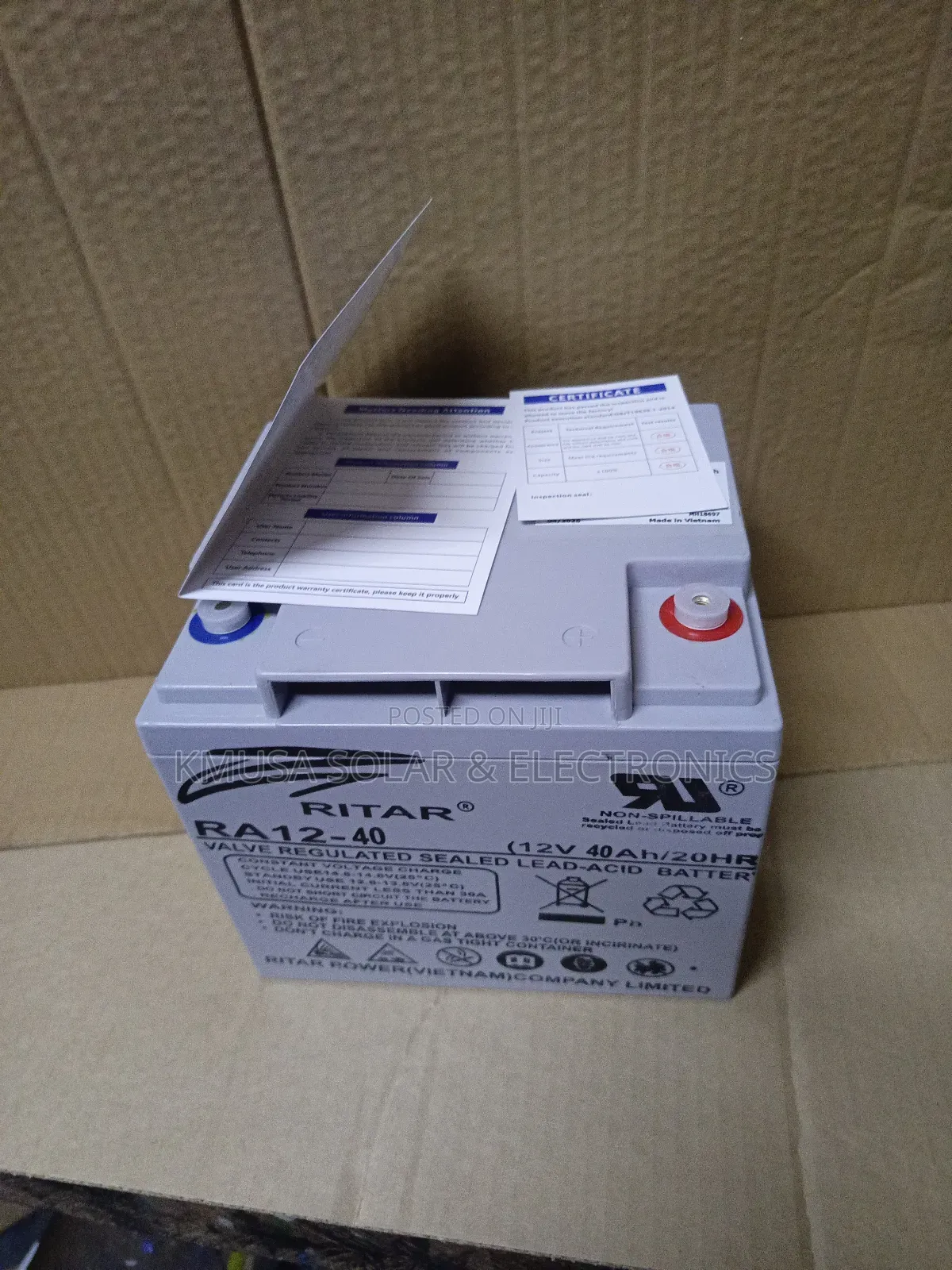 40ah Ritar Battery