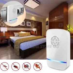 2PCS Ultrasonic Insect Repellent Pest Repeller – UK Plug, White