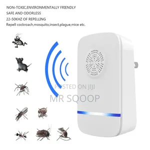 2PCS Ultrasonic Insect Repellent Pest Repeller – UK Plug, White