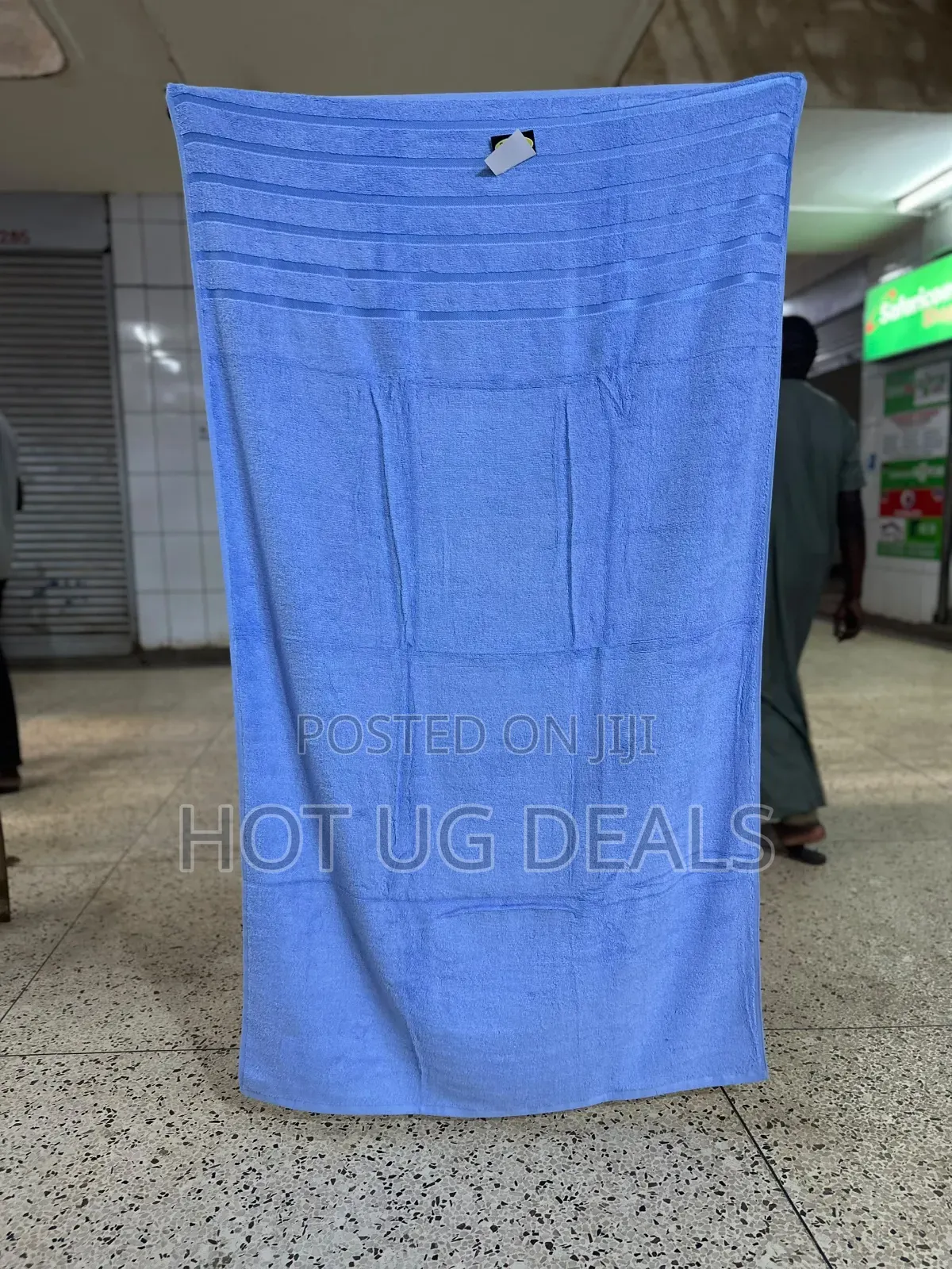Large Royal Blue 100% Cotton Bath Towel