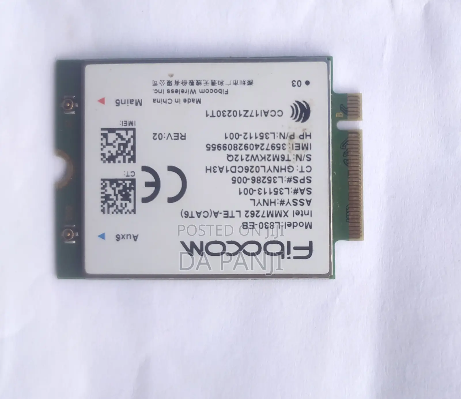 Wireless Cellular Modem (WWAN Card)
