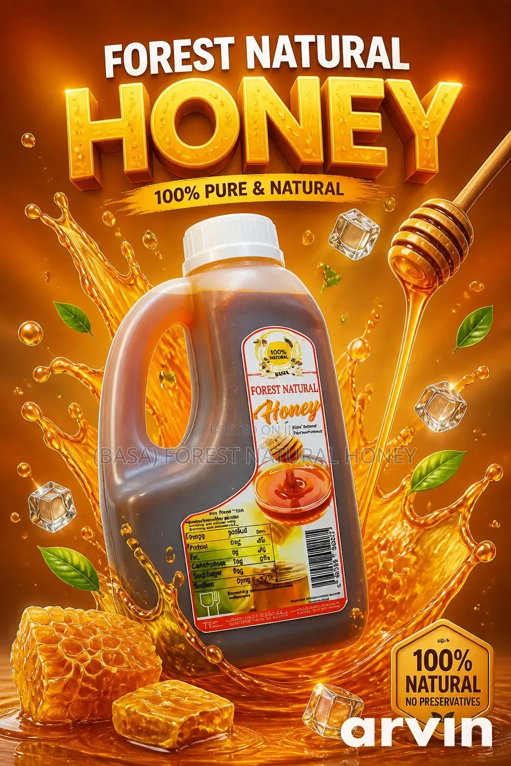 Unadulterated-Natural Honey