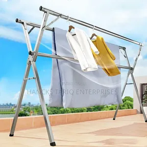 Extendable Stainless Steel X-Frame Laundry Drying Rack
​Key Features