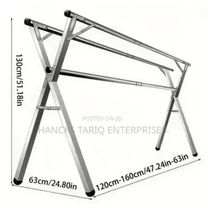 Extendable Stainless Steel X-Frame Laundry Drying Rack
​Key Features