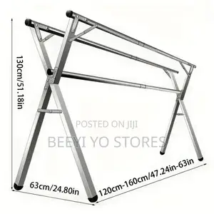 Extendable Stainless Steel X-Frame Laundry Drying Rack
​Key Features