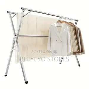 Extendable Stainless Steel X-Frame Laundry Drying Rack
​Key Features