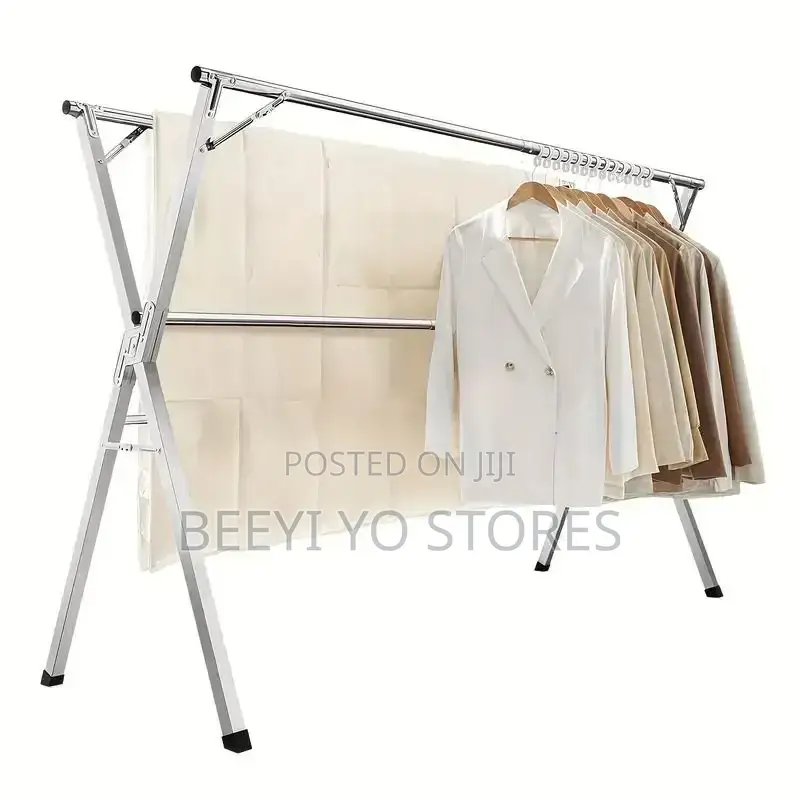 Extendable Stainless Steel X-Frame Laundry Drying Rack
​Key Features