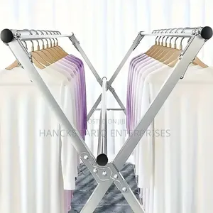 Extendable Stainless Steel X-Frame Laundry Drying Rack
​Key Features