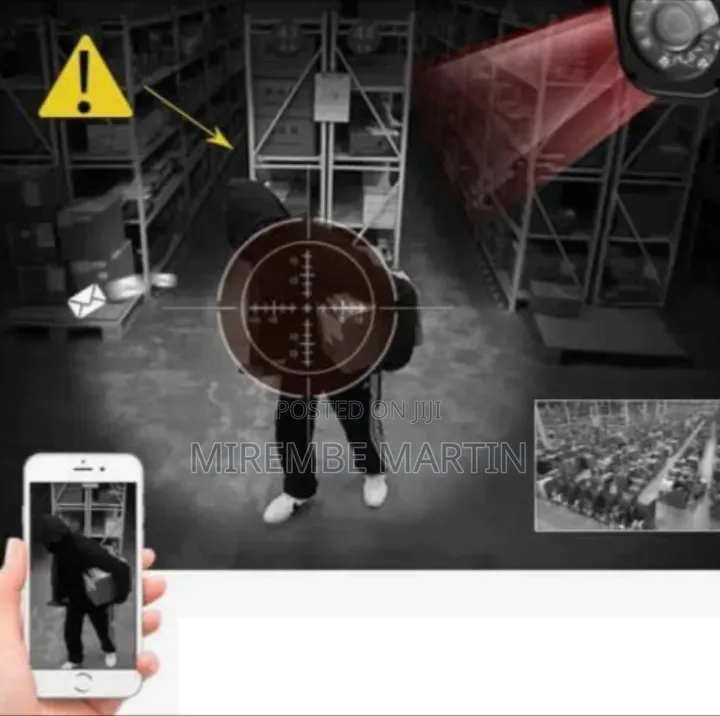 Comprehensive 4-Camera CCTV Security System