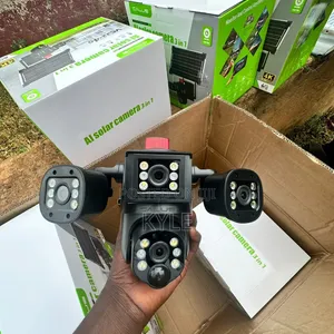 Calus AI 4G Outdoor Solar Camera (Triple Lens) - No Wi-Fi Needed!