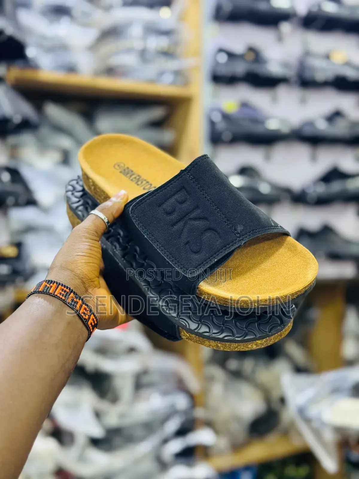 BKS Platform Slide Sandals