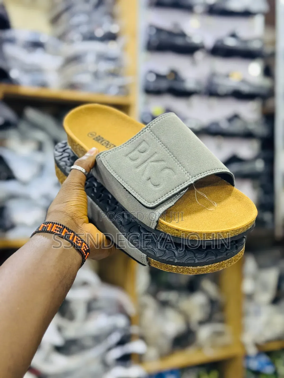 BKS Platform Slide Sandals