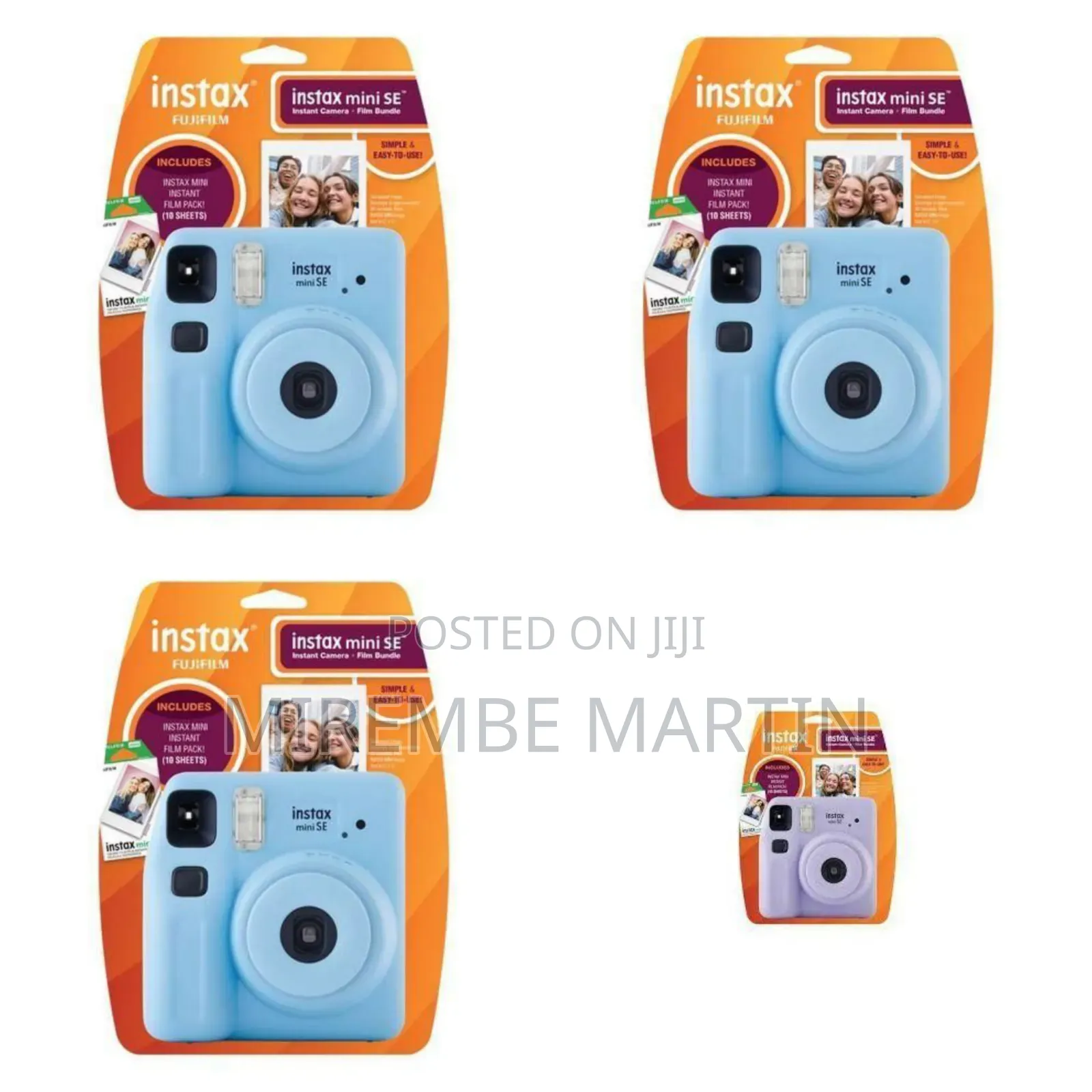Fujifilm Instax Mini SE Instant Camera Film Bundle