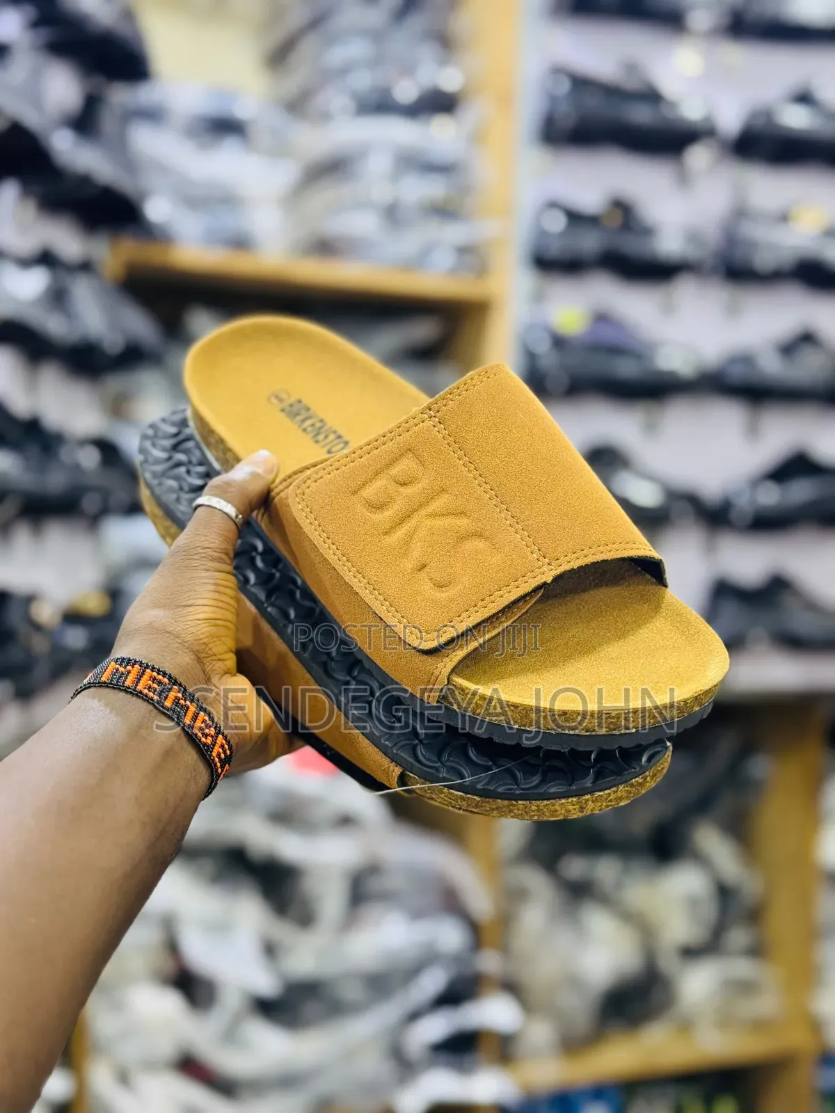 BKS Platform Slide Sandals